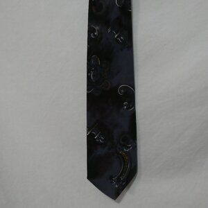 UOMO MODA ITALY | Polyester Blue and Burgundy Tie | Made In Canada 🟥🍁🟥